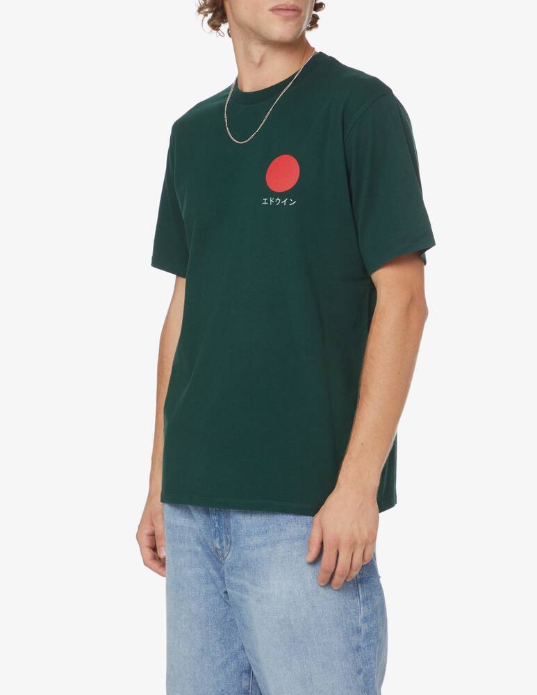 rinascente Edwin Maglietta japanese sun loghino - Verde