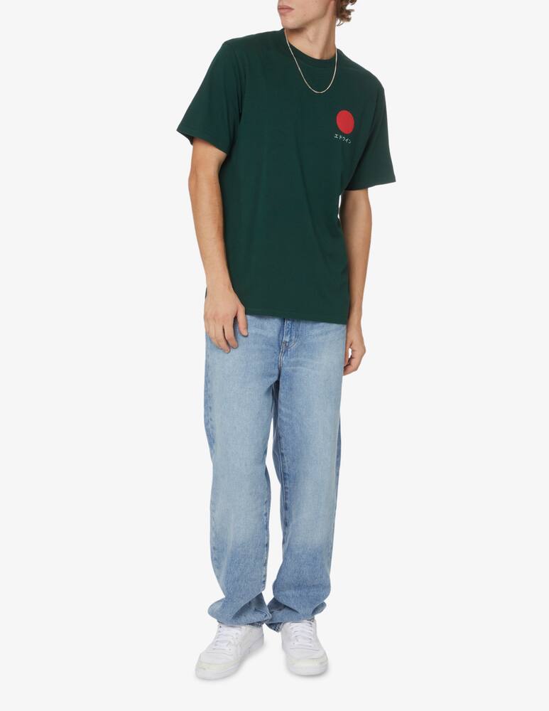 rinascente Edwin Maglietta japanese sun loghino - Verde