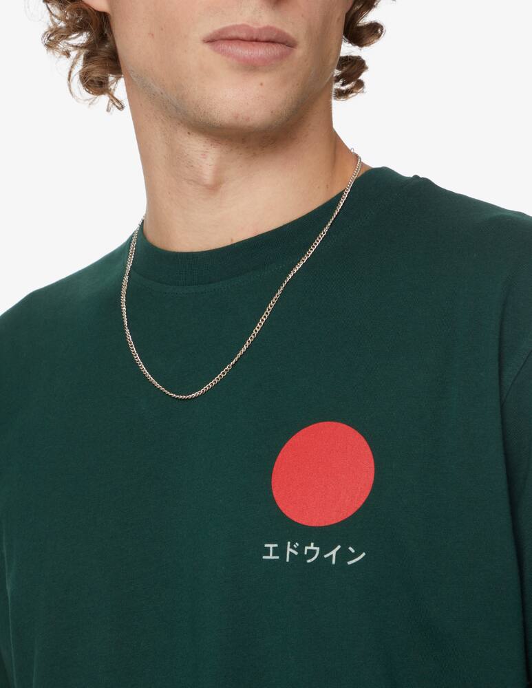 rinascente Edwin Maglietta japanese sun loghino - Verde