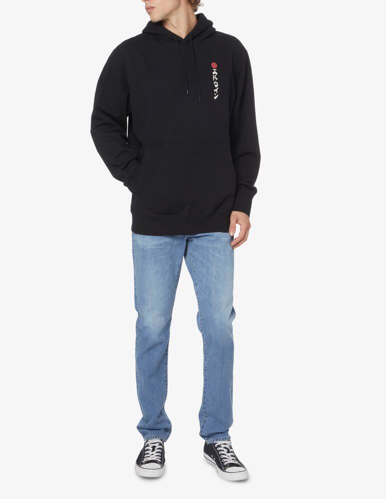 rinascente Edwin Kamifuji back hoodie - Black