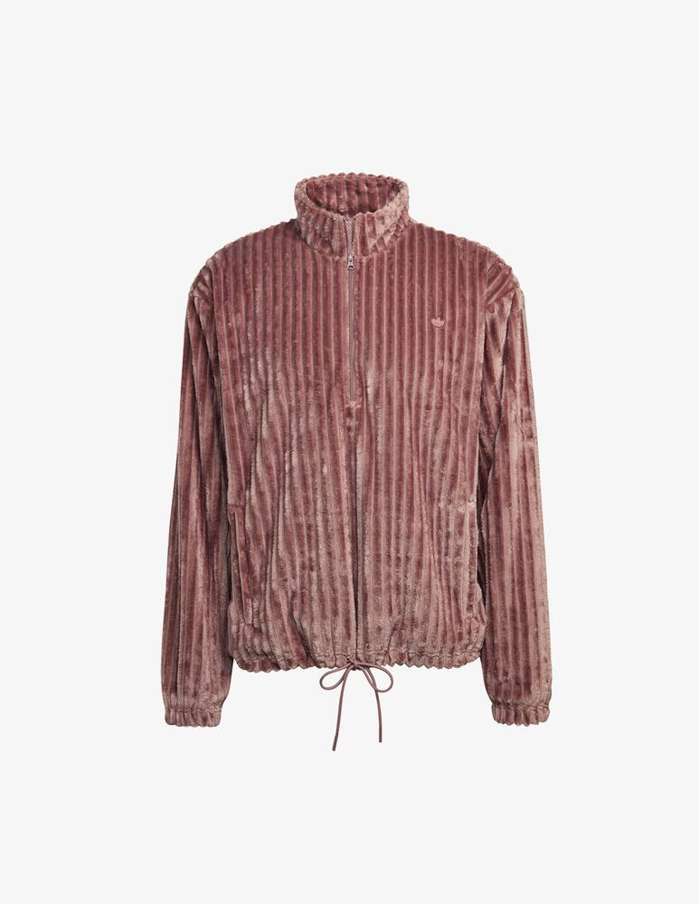 rinascente Adidas Originals Zipped velvet hoodie - Red