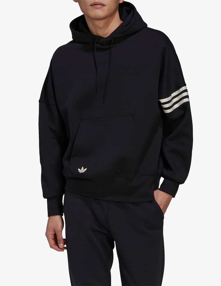 rinascente Adidas Originals Felpa con cappuccio 3 stripes 