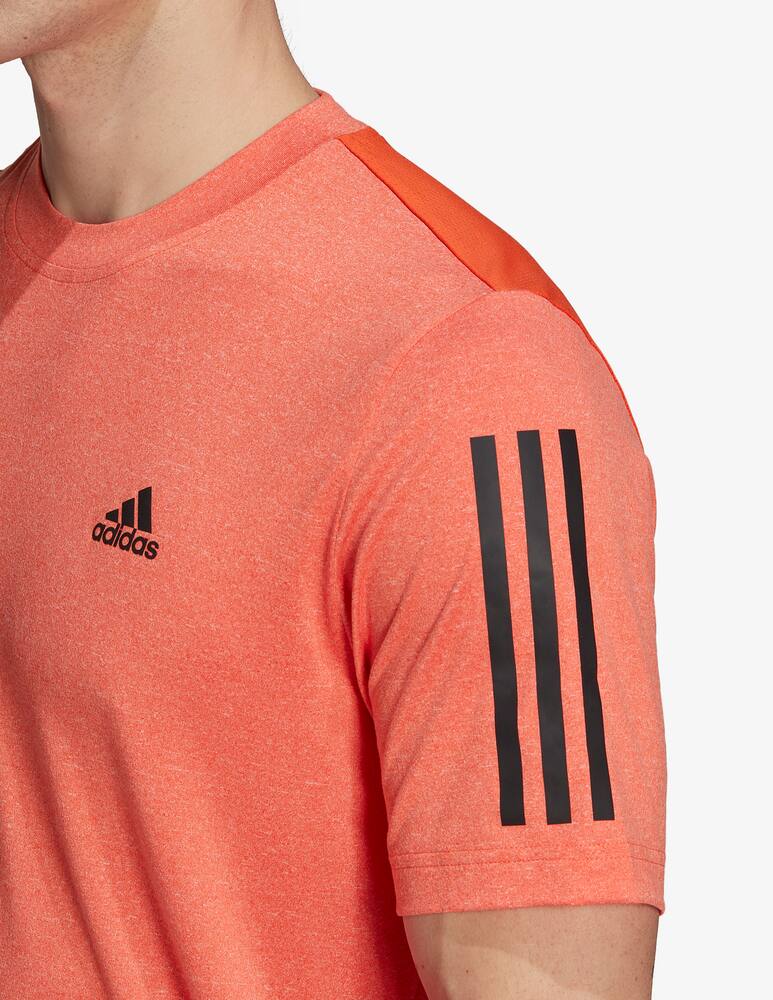 rinascente Adidas Performance 3 stripes t-shirt - Orange