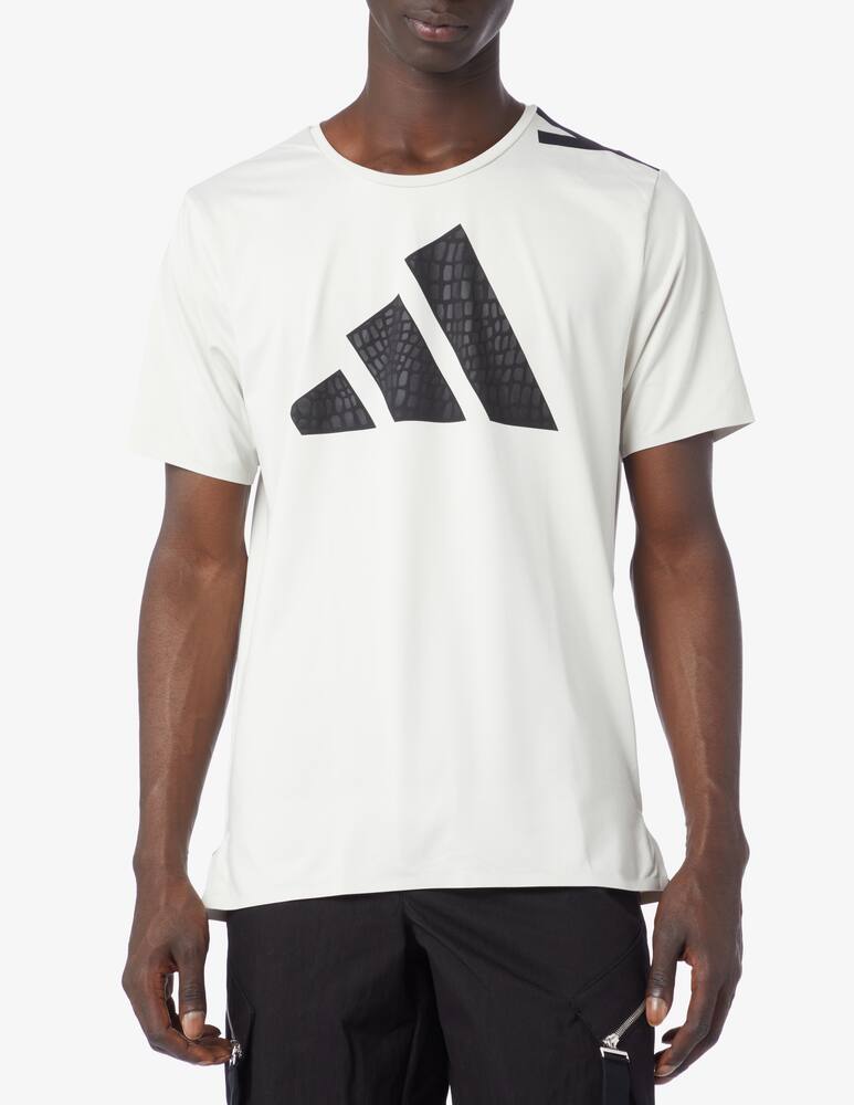 Adidas Performance Maglietta con logo - Bianco - immagine 1