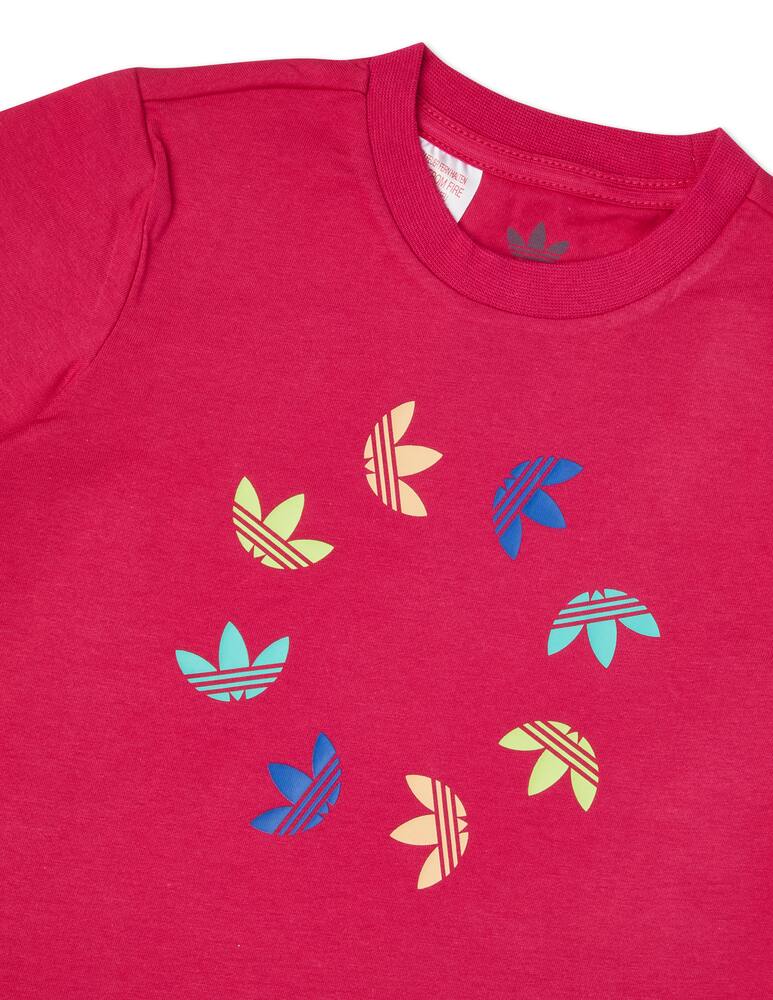 rinascente Adidas Originals Maglietta manica corta con logo - Rosa