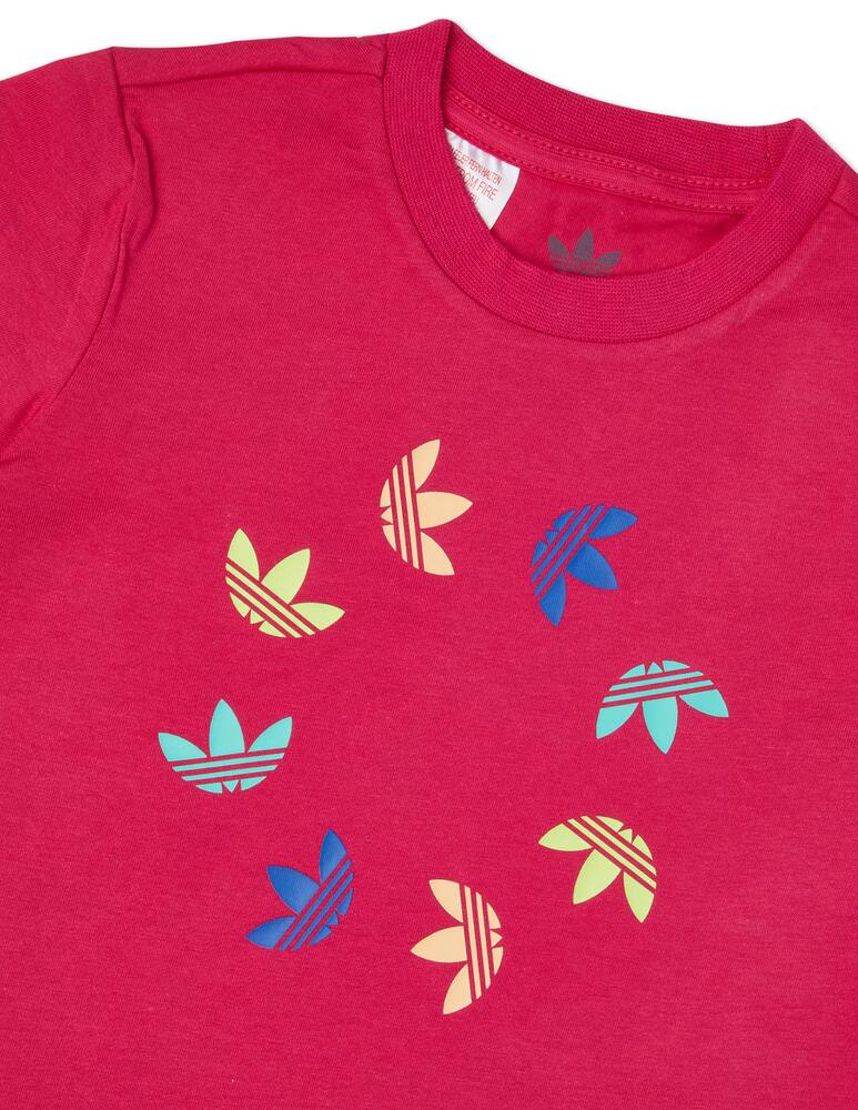 rinascente Adidas Originals Maglietta manica corta con logo - Rosa