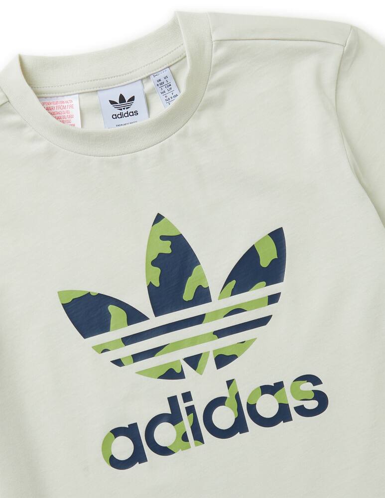 rinascente Adidas Originals Maglietta manica corta con logo - Grigio