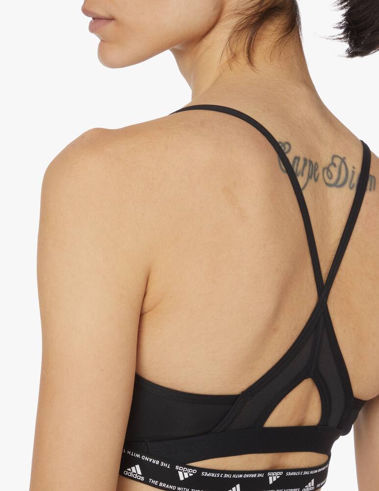 rinascente Adidas Originals Reggiseno sportivo Aeroreact  supporto leggero - nero