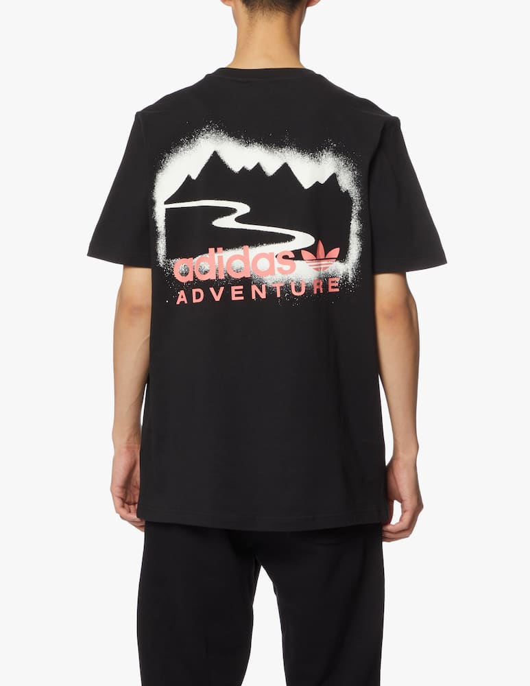 rinascente Adidas Originals Maglietta girocollo adventure - nero