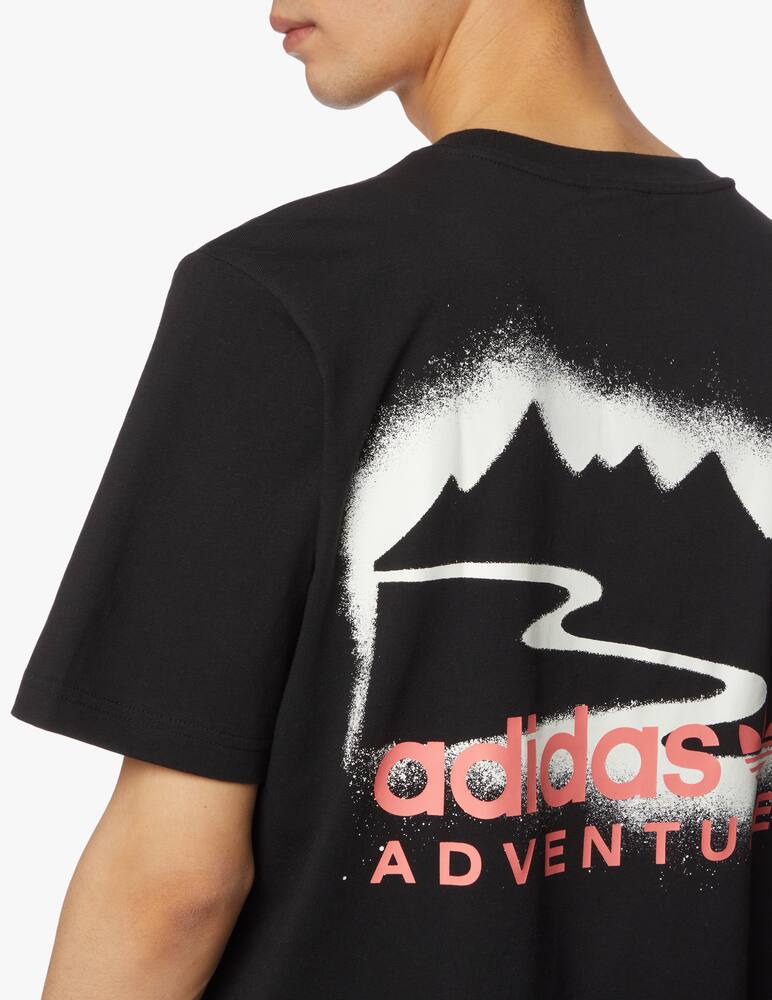 rinascente Adidas Originals Maglietta girocollo adventure - nero