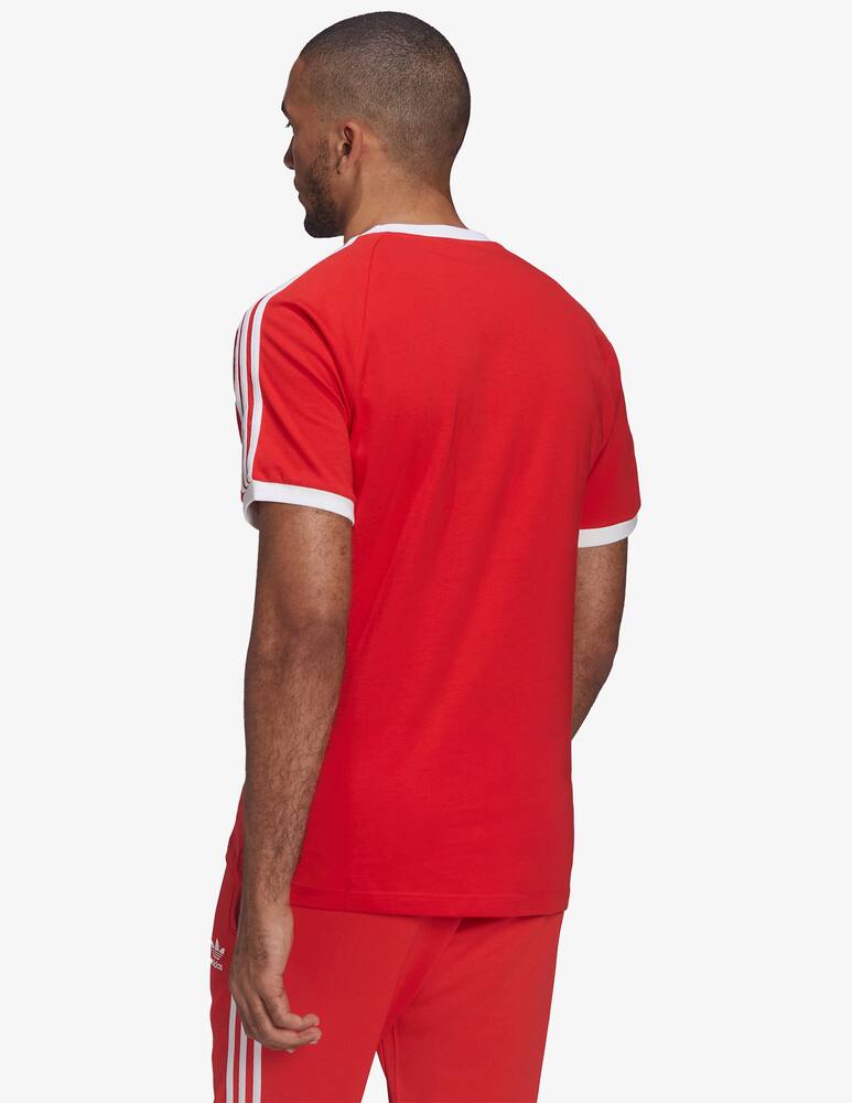 rinascente Adidas Originals 3 stripes cotton t-shirt - Red