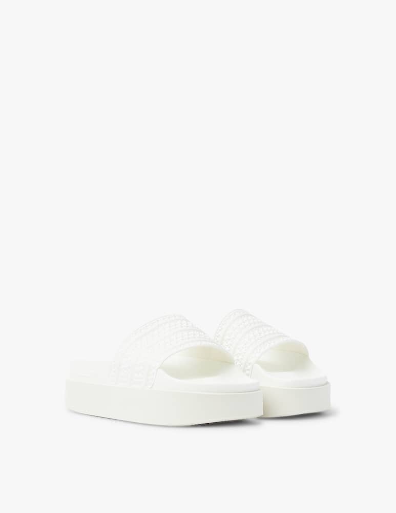 rinascente Adidas Originals Adilette flip flops - white