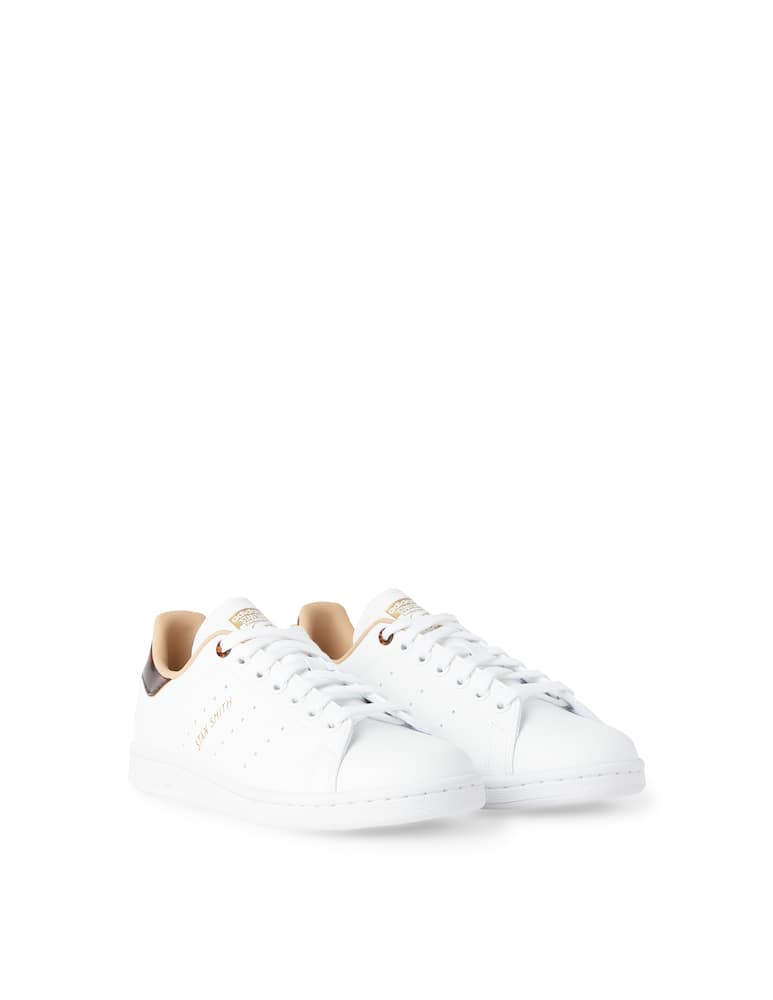 Adidas Originals Stan smith sneakers with tortoiseshell detail - white - picture 2 Adidas Originals Stan smith sneakers with tortoiseshell detail - white - picture 2