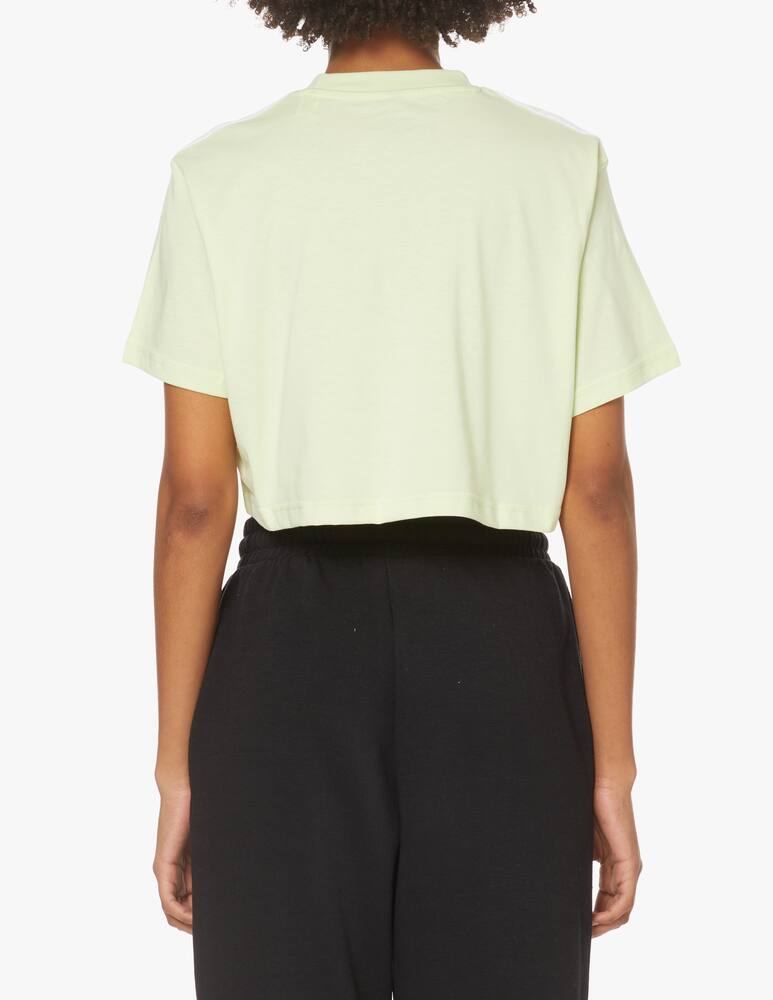rinascente Adidas Originals T-shirt crop in misto cotone - verde