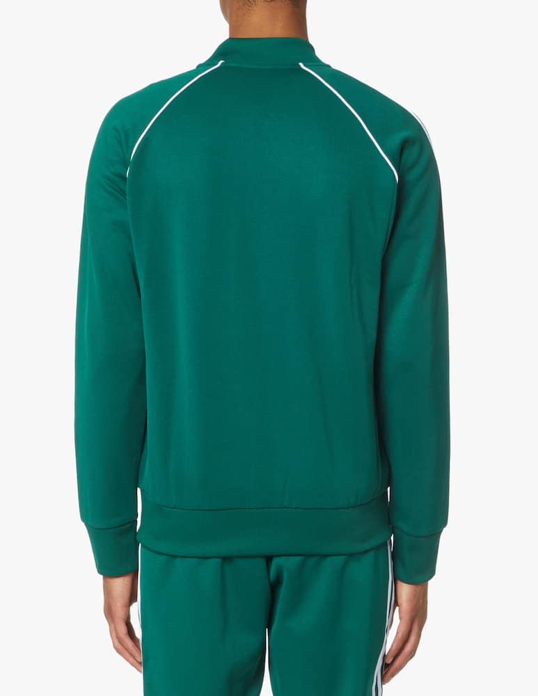 rinascente Adidas Originals Felpa acetata collo bomber piping - verde