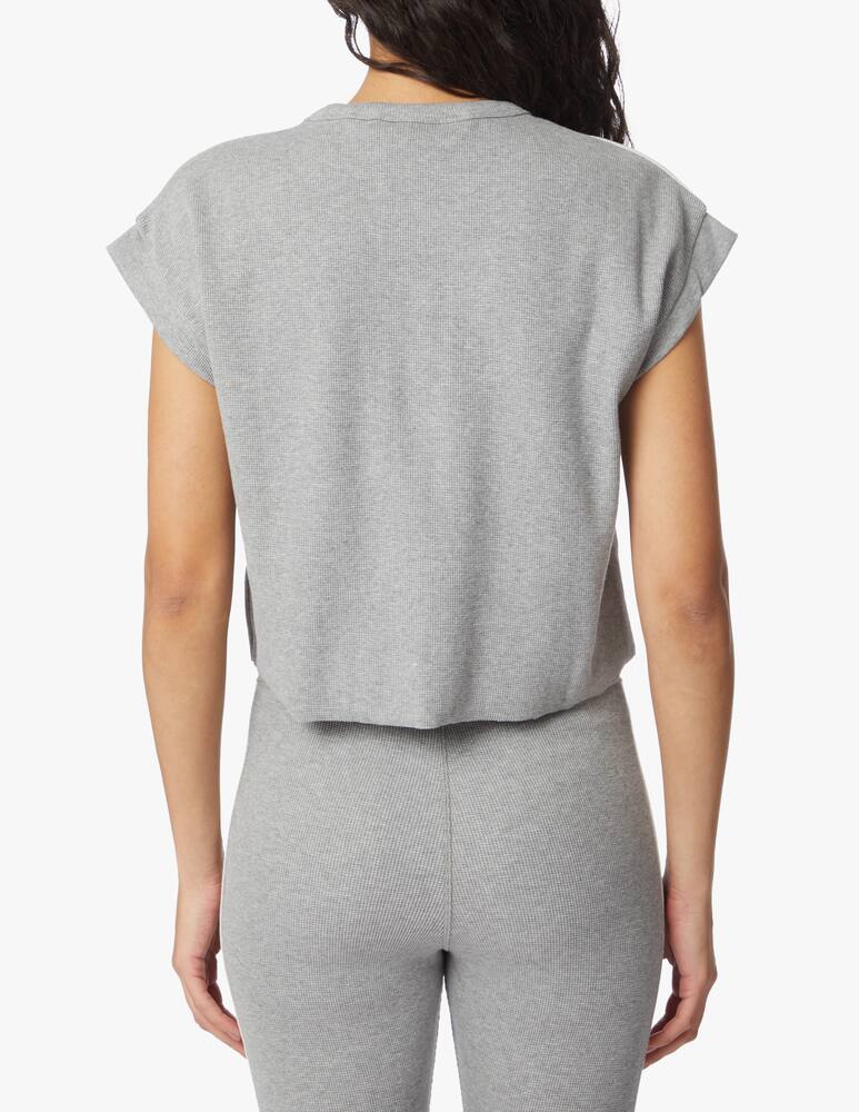 Adidas Originals Cotton blend crop t-shirt - grey - picture 2 Adidas Originals Cotton blend crop t-shirt - grey - picture 2