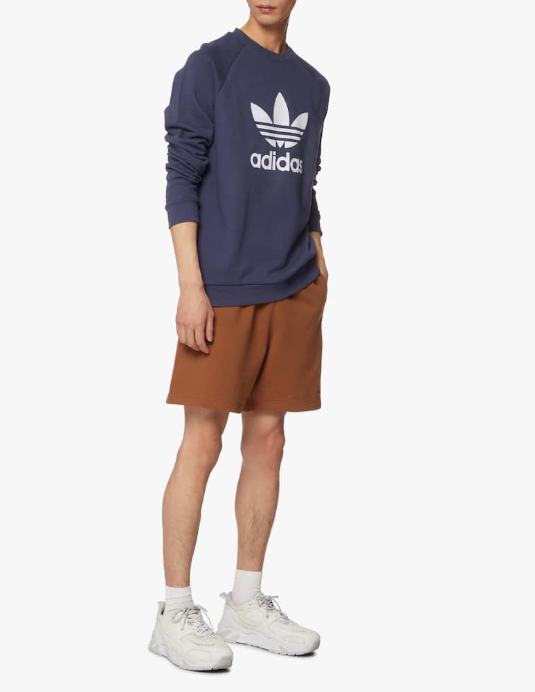 Adidas Originals Felpa girocollo trefoil - blu - immagine 2 Adidas Originals Felpa girocollo trefoil - blu - immagine 2