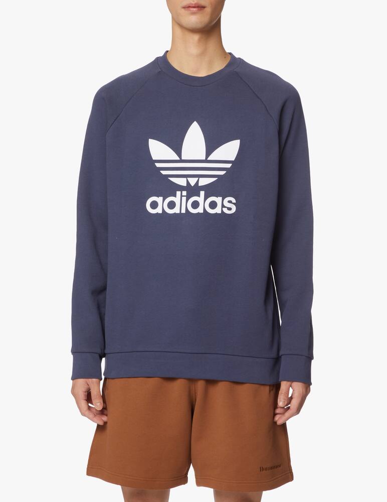 rinascente Adidas Originals Trefoil roundneck sweatshirt - blue