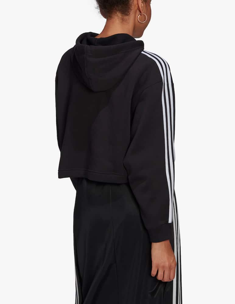 rinascente Adidas Originals Felpa con cappuccio tessuto felpato - Nero