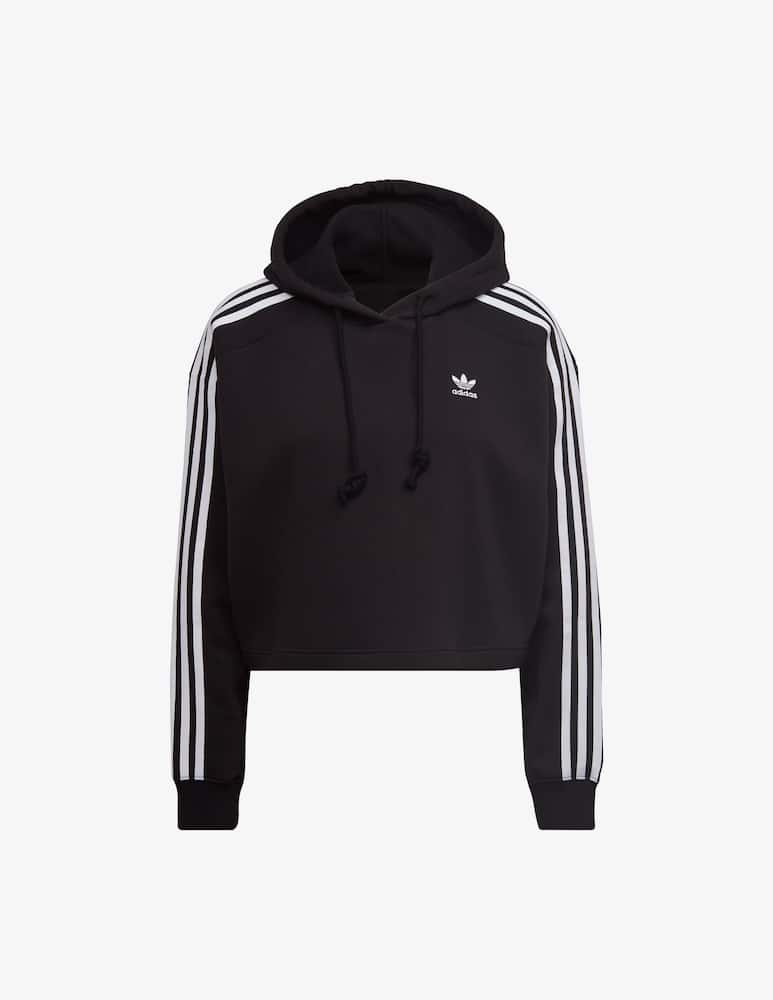 rinascente Adidas Originals Felpa con cappuccio tessuto felpato - Nero