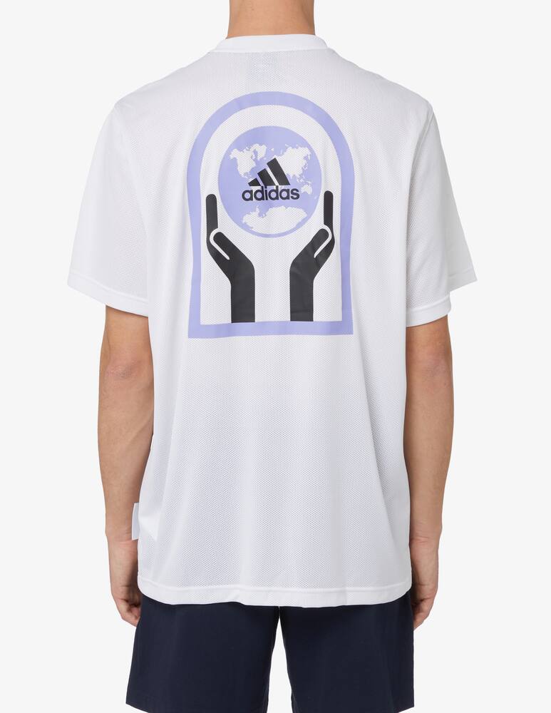 rinascente Adidas Performance Maglietta girocollo logo - bianco