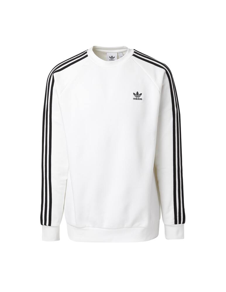 rinascente Adidas Originals Roundneck 3 stripes sweatshirt - white