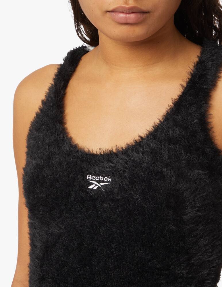 rinascente Reebok Top sportivo in maglina - nero