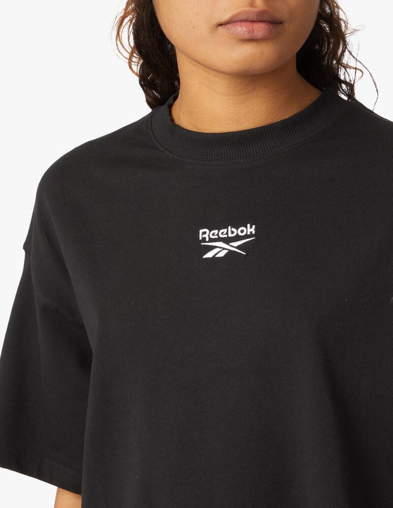 rinascente Reebok Maglia a maniche corte in cotone - nero