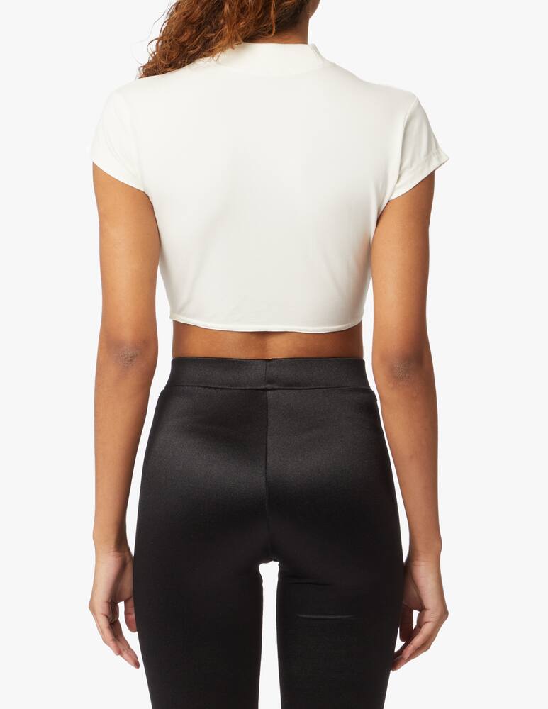 rinascente Reebok Crop sports t-shirt - white