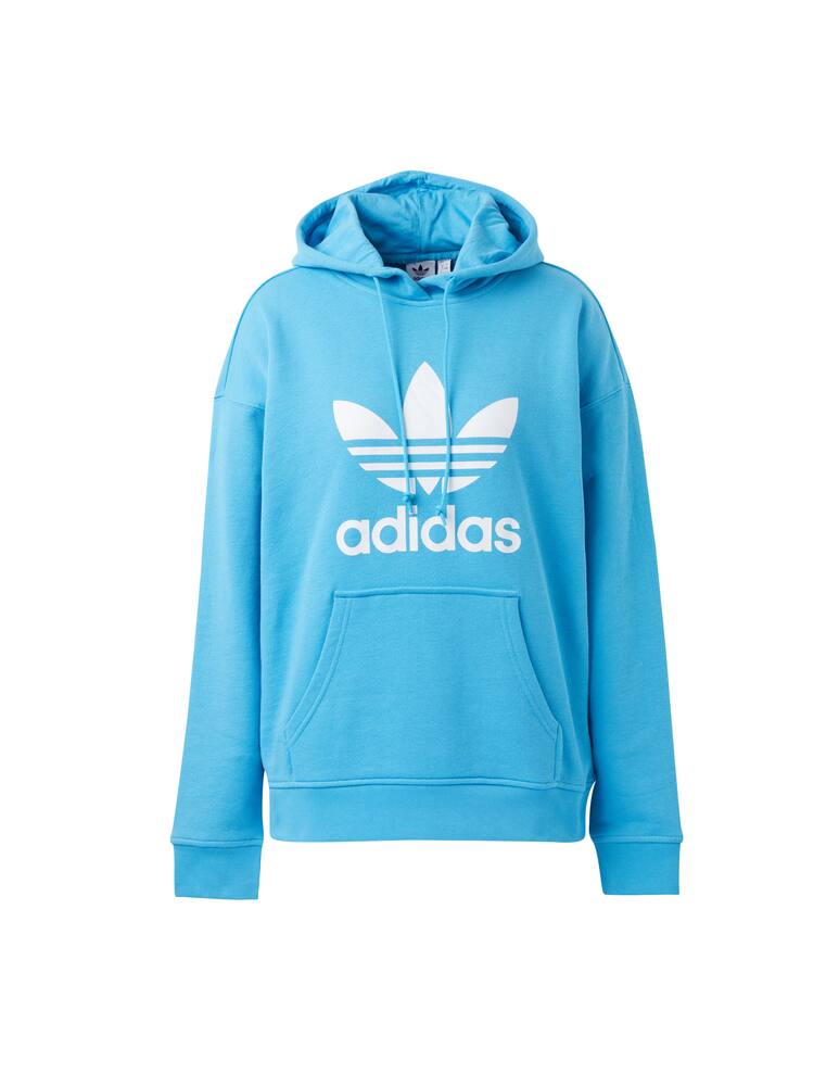 rinascente Adidas Originals Cotton sport hoodie - light blue