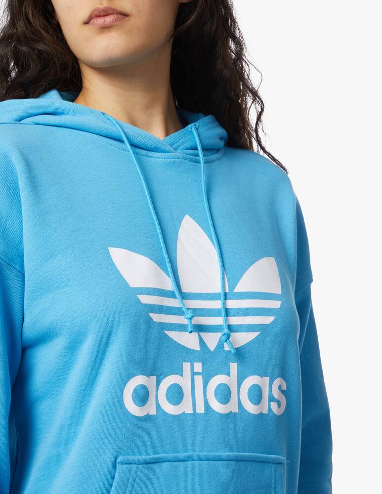 rinascente Adidas Originals Cotton sport hoodie - light blue
