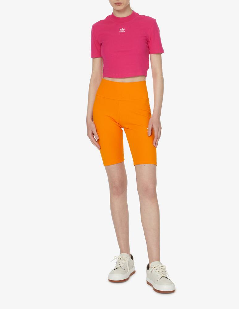 rinascente Adidas Originals T-shirt sportiva in misto cotone - rosa