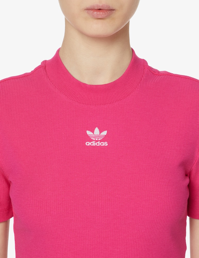 Adidas Originals T-shirt sportiva in misto cotone - rosa - immagine 4 Adidas Originals T-shirt sportiva in misto cotone - rosa - immagine 4