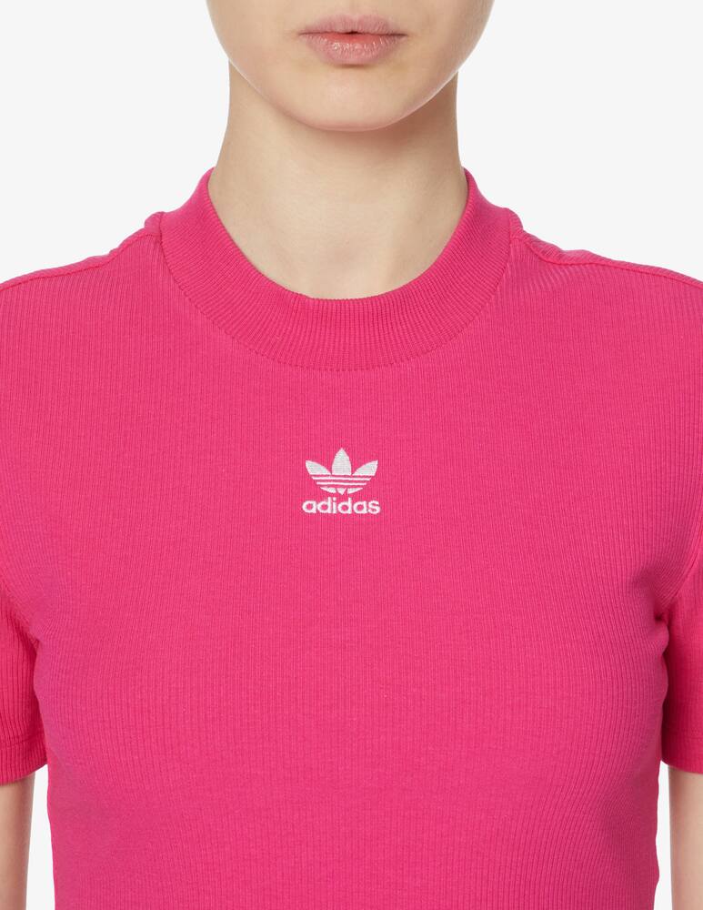 rinascente Adidas Originals T-shirt sportiva in misto cotone - rosa