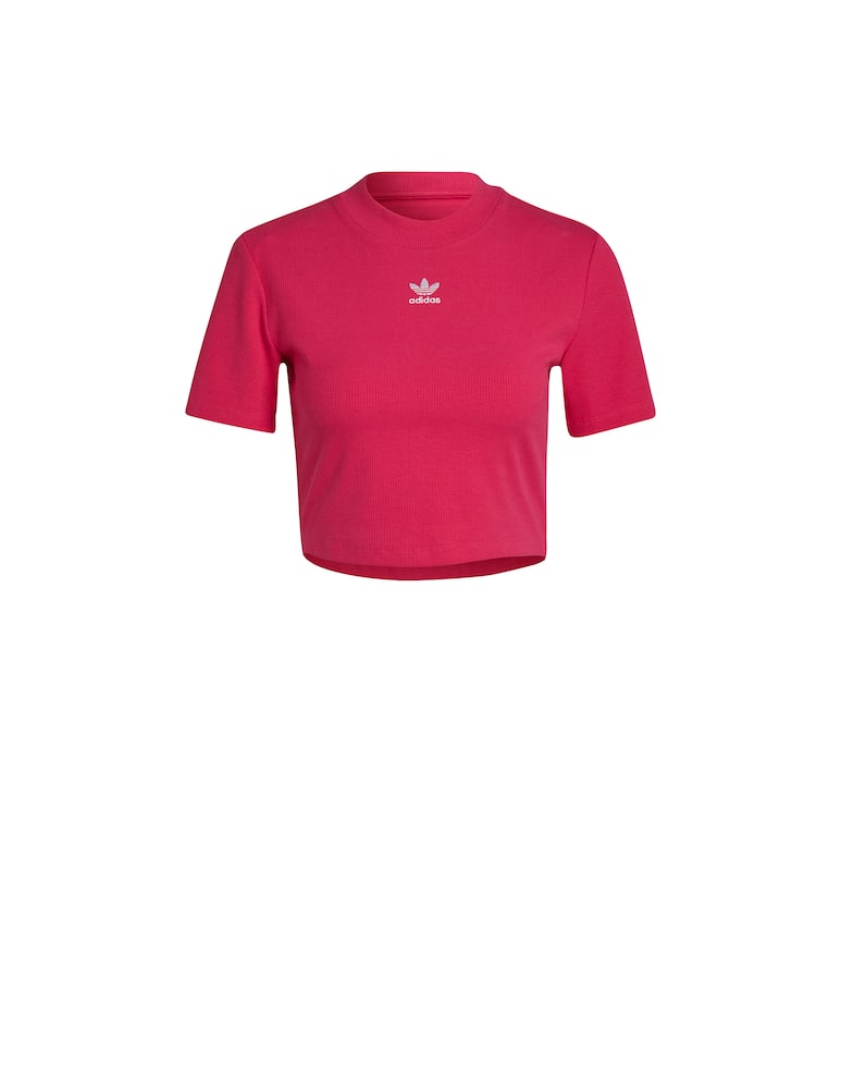 rinascente Adidas Originals T-shirt sportiva in misto cotone - rosa