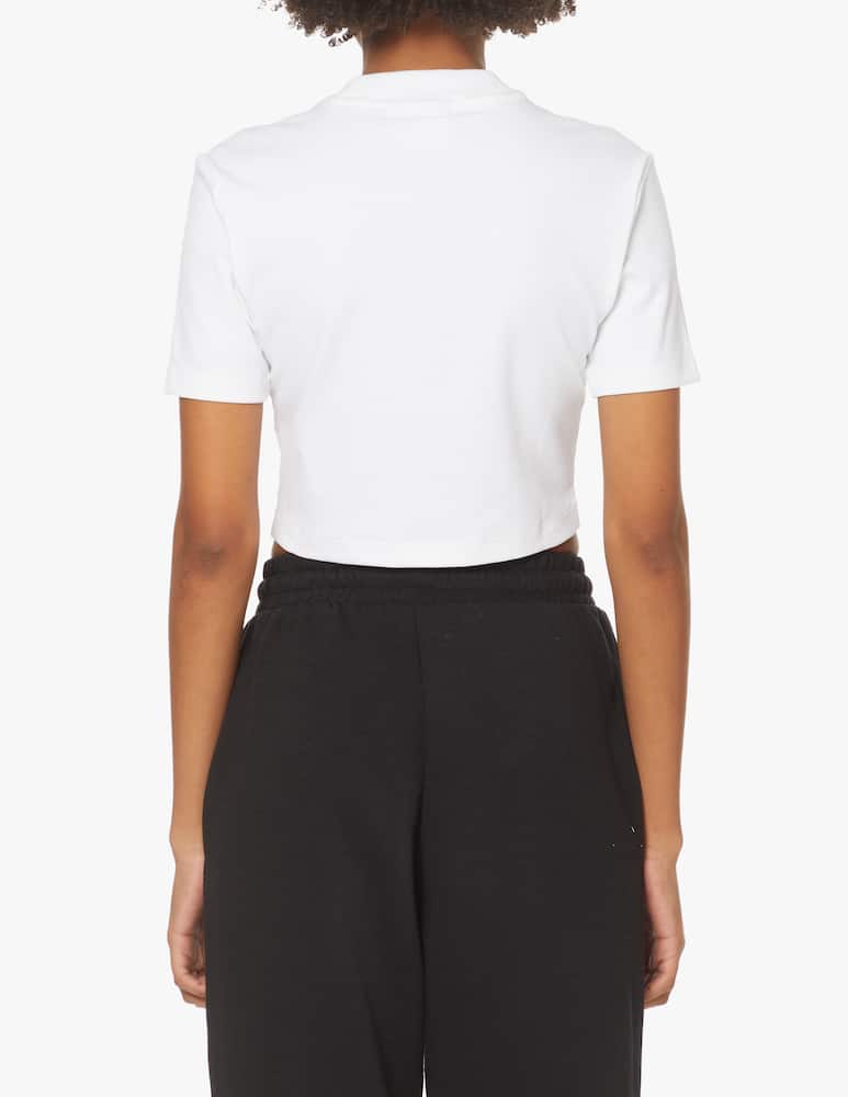 rinascente Adidas Originals T-shirt sportiva in misto cotone - bianco