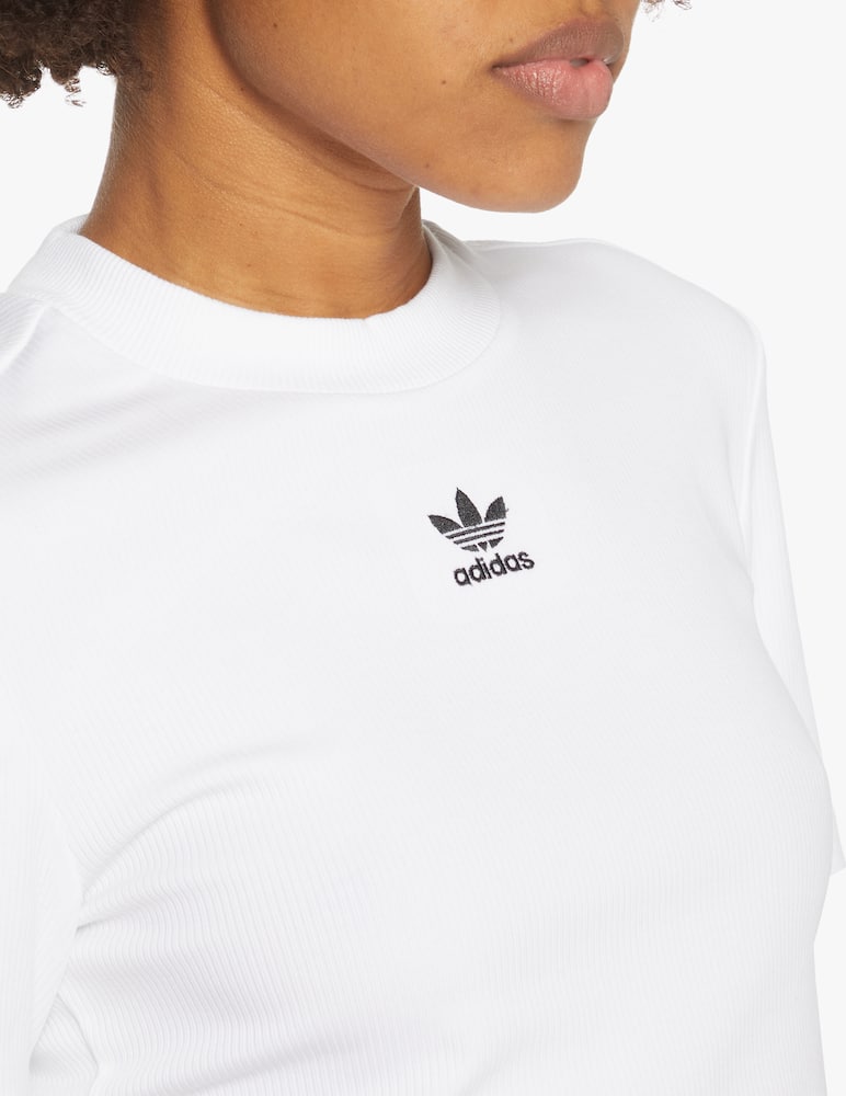 rinascente Adidas Originals T-shirt sportiva in misto cotone - bianco