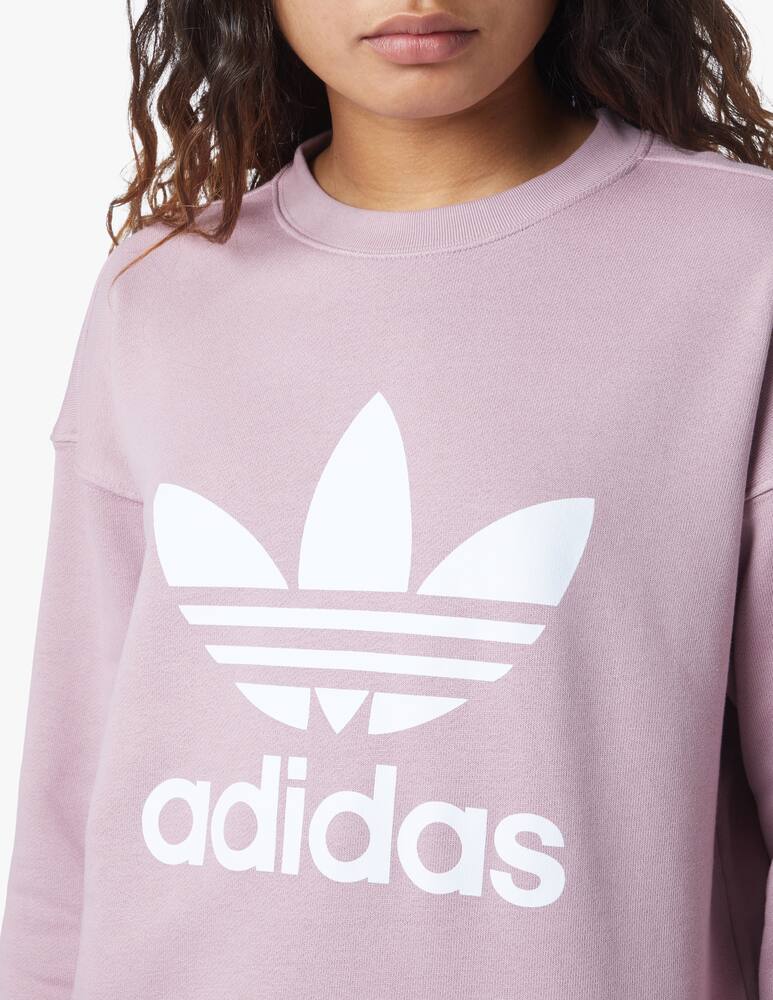 rinascente Adidas Originals Felpa girocollo in cotone - viola
