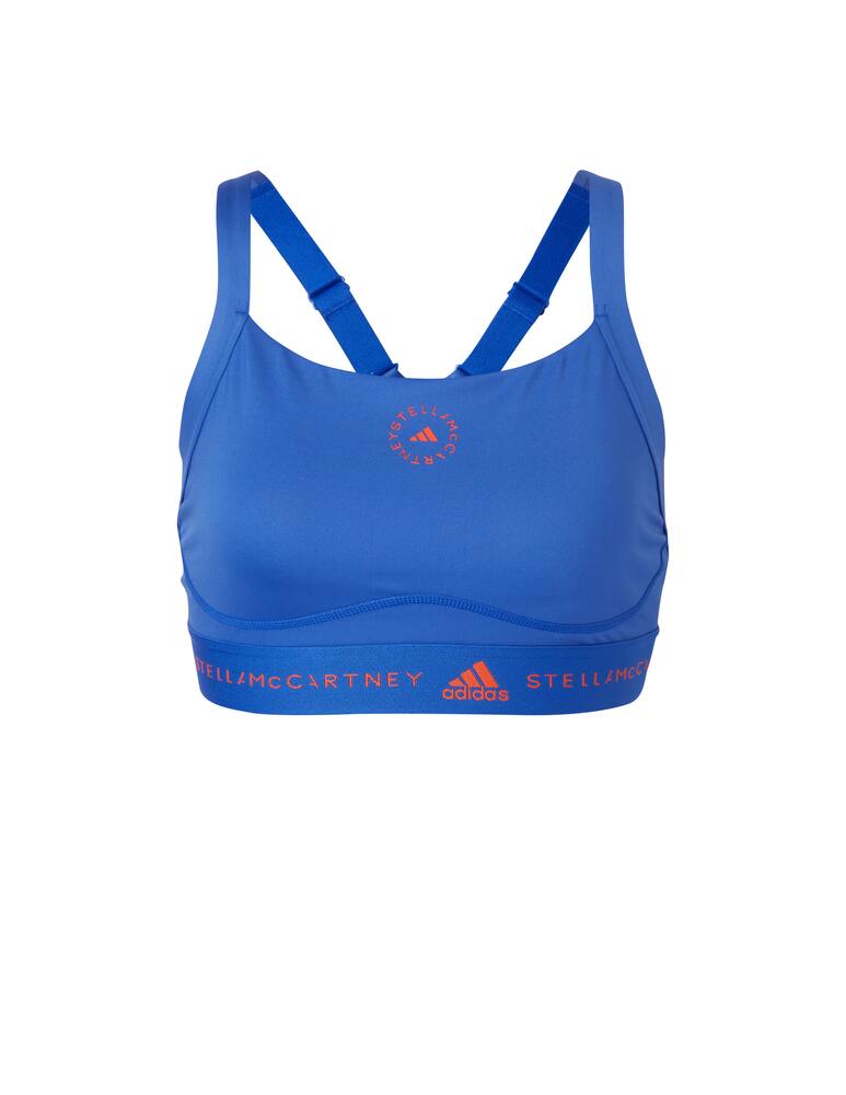 rinascente Adidas Stella McCartney Sports bra with medium support - blue
