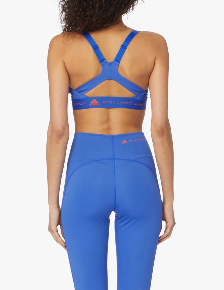 rinascente Adidas Stella McCartney Sports bra with medium support - blue