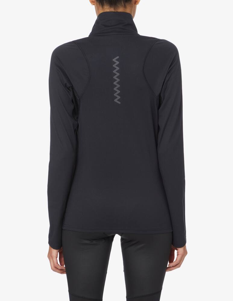 rinascente Adidas Originals Felpa con mezza zip RN Fast - Nero