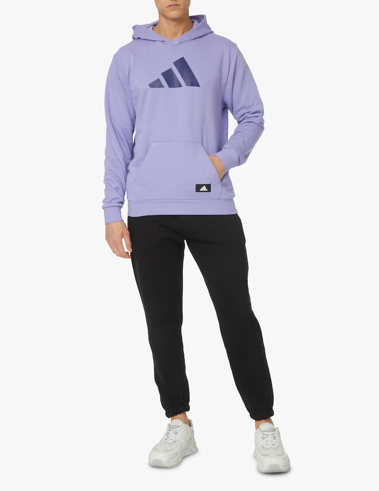 rinascente Adidas Performance Big logo hoodie - violet