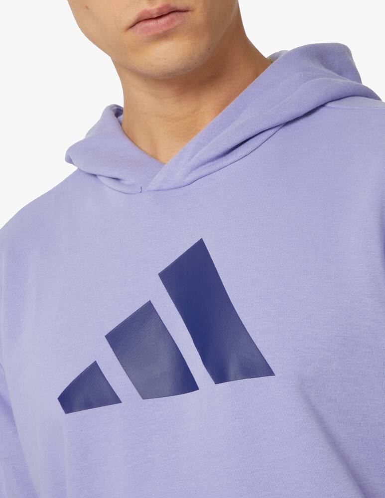 rinascente Adidas Performance Big logo hoodie - violet
