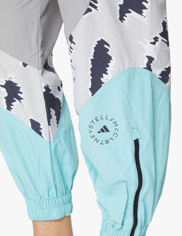 rinascente Adidas Stella McCartney Animal print jogger trousers - grey