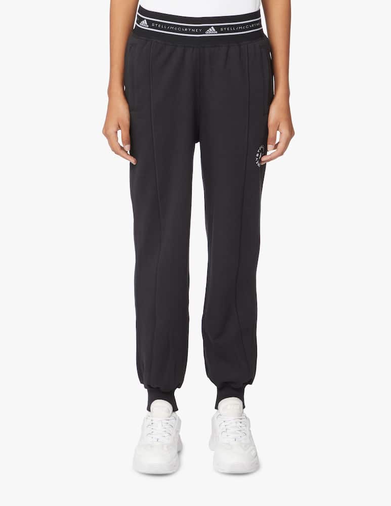 rinascente Adidas Stella McCartney Pantaloni sportivi in cotone - nero
