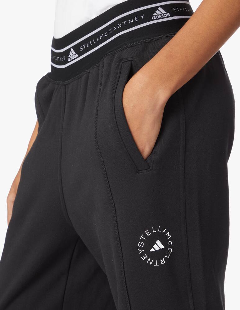 rinascente Adidas Stella McCartney Pantaloni sportivi in cotone - nero