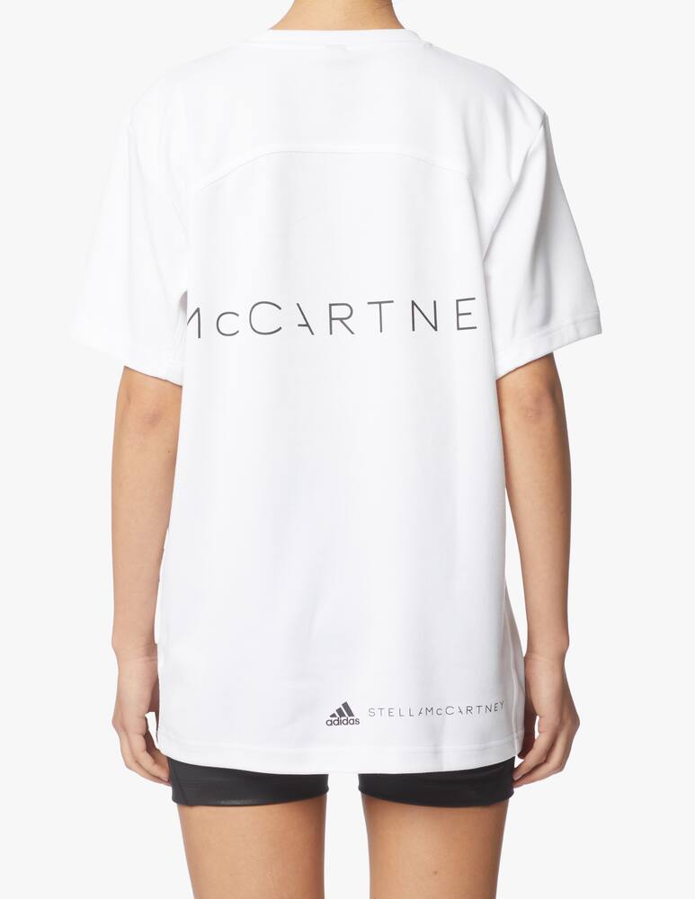 rinascente Adidas Stella McCartney Maglia a maniche lunghe in misto cotone - bianco