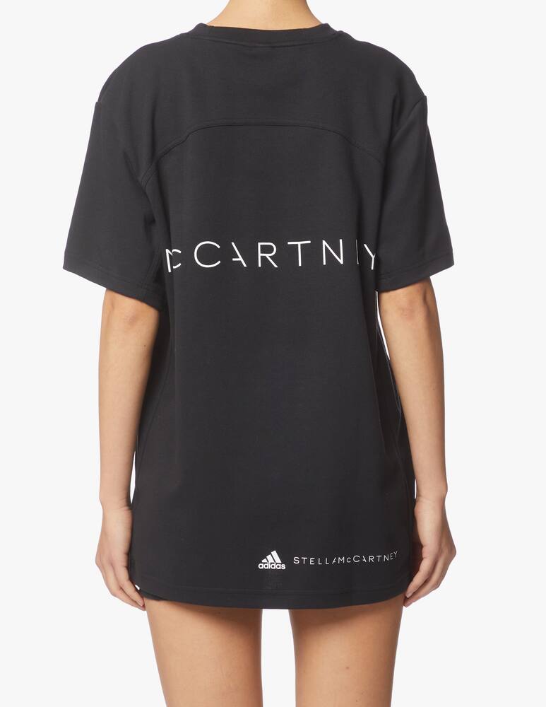 rinascente Adidas Stella McCartney Maglia a maniche lunghe in misto cotone - nero