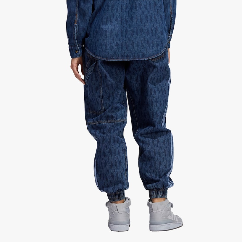 rinascente Adidas Originals Ivy Park Denim Monogram Track Pant