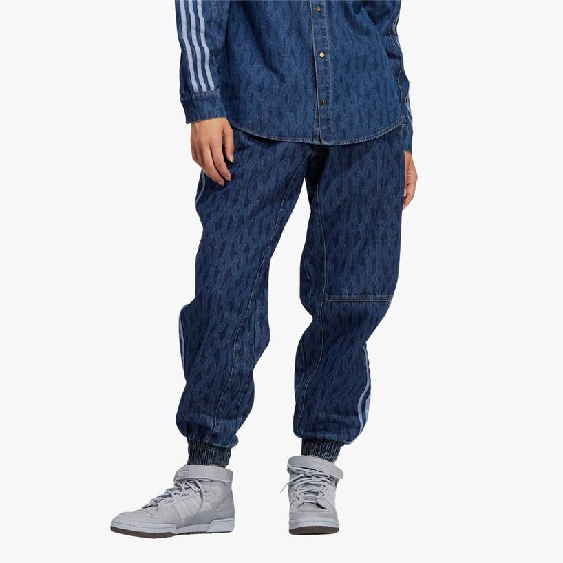 rinascente Adidas Originals Ivy Park Denim Monogram Track Pant